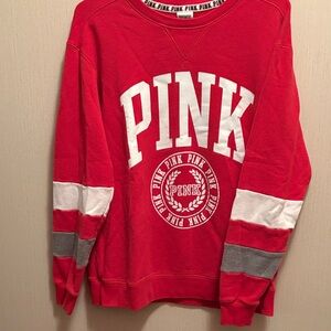 Victoria's Secret PINK Red Sweatshirt